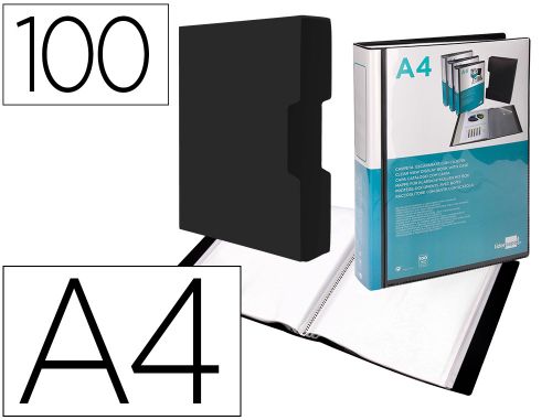 Capa catalogo liderpapel 100 bolsas din a4 preta com caixa , Liderpapel , 20971 , 4710581378653